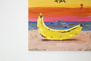 Marcel Alcalá "Beach Day" Painting