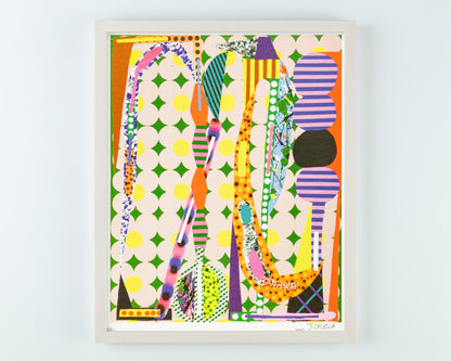 Jonathan Casella "A Sudden and Distant Hum, an Inherent Panic; Uncertain on Baited Breath" 2020 Limited Edition Print