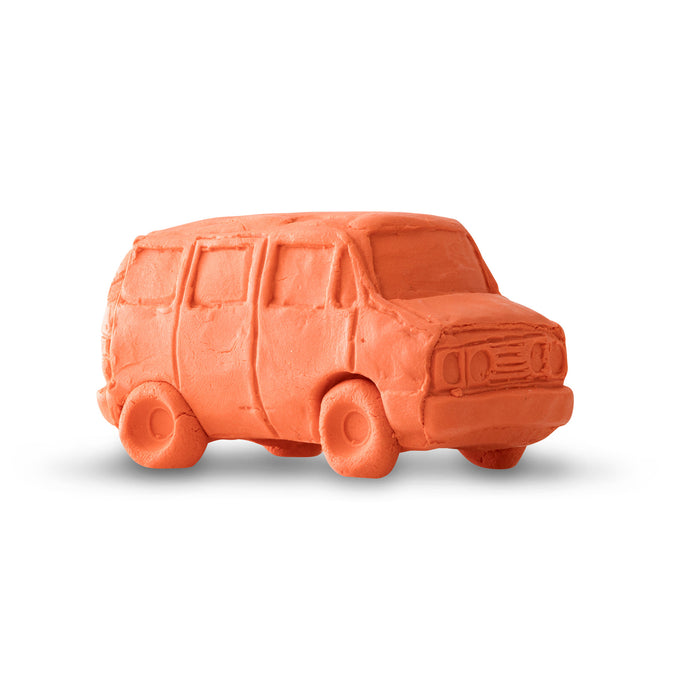 Peachy Orange Van Ceramic Car, Limited Edition