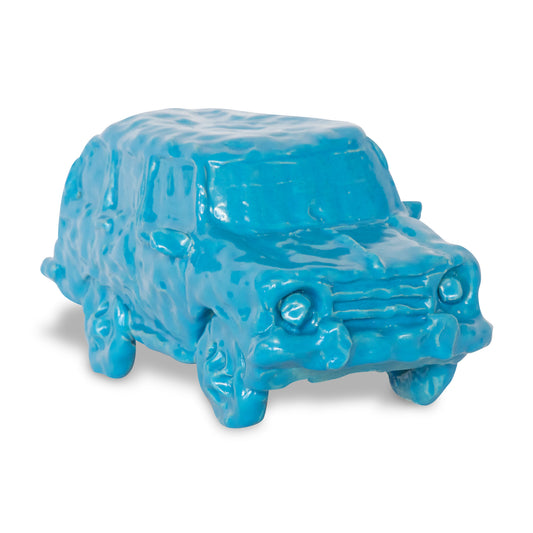 Sky Blue Hatchback