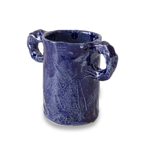 Dark Blue Studio Vase