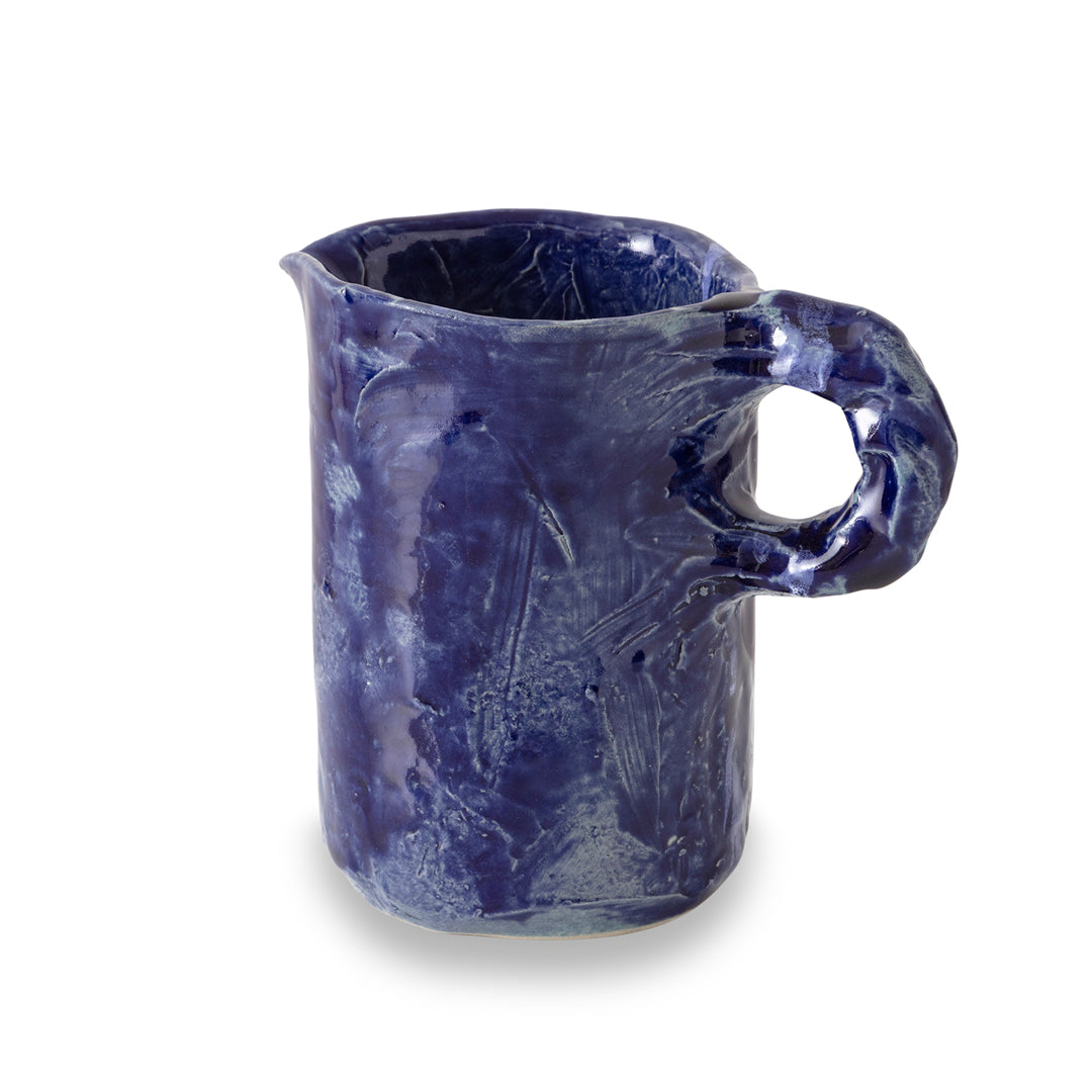 Dark Blue Studio Pitcher – Fort Makers