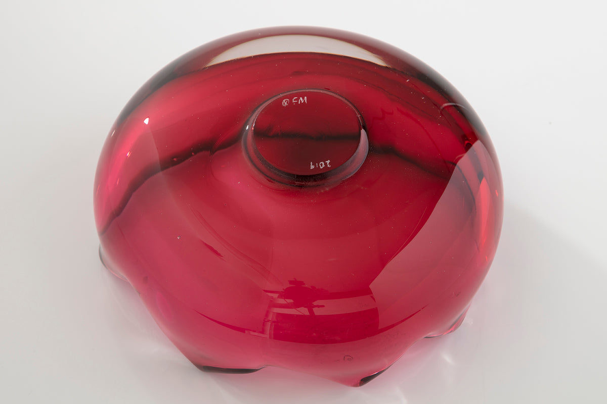 Ruby Mountains Glass Ashtray