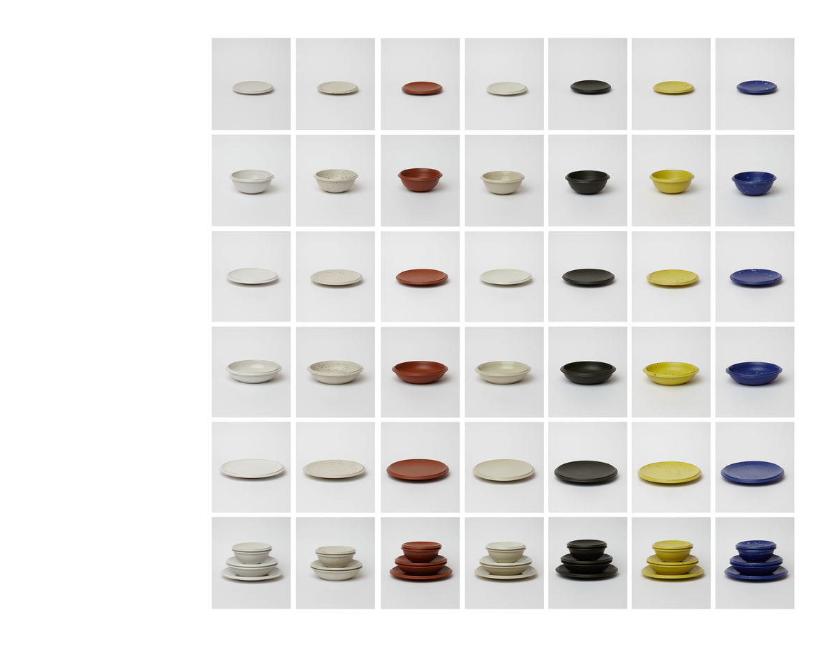 Saturn Dinnerware Cosmo Speckle Satin