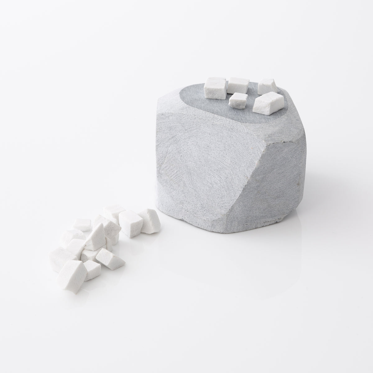 Unknown Everyday Village : Talking Stones Marble Sculpture