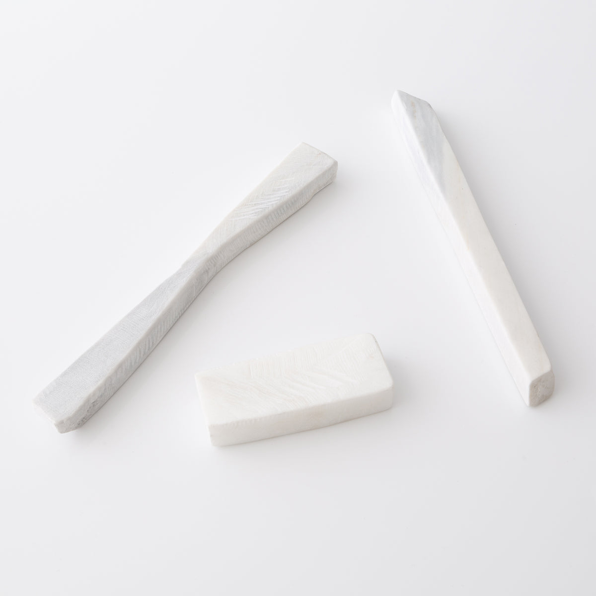 Unknown Everyday Village : Sticks In Statuario Marble Sculpture