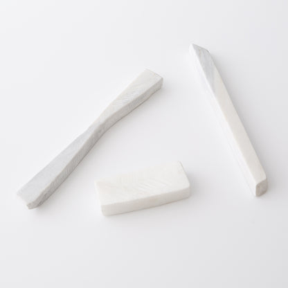 Unknown Everyday Village : Sticks In Statuario Marble Sculpture