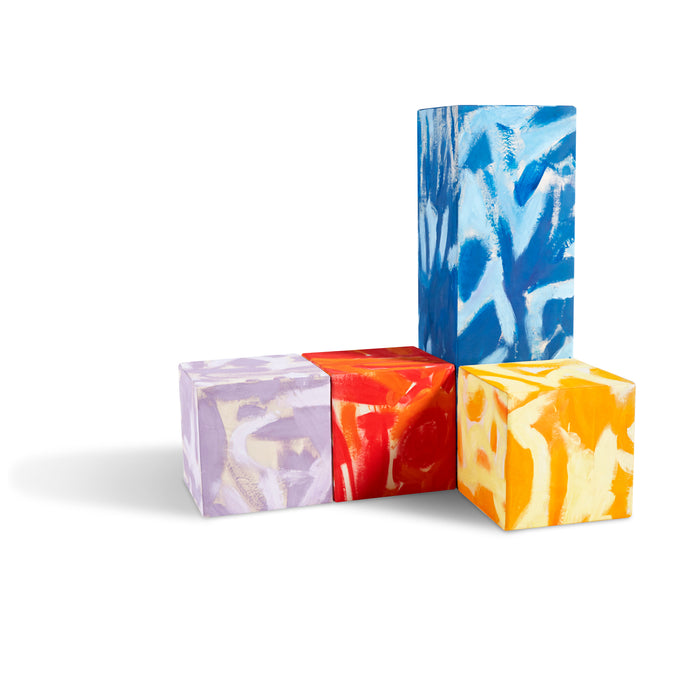 Cubicles,  Hand-Painted Stuffed Seating