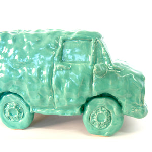 Bermuda Green Ceramic Van