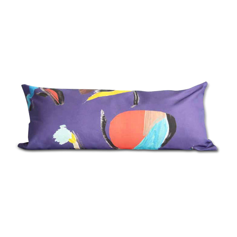 Purple Pod Rectangle Pillow