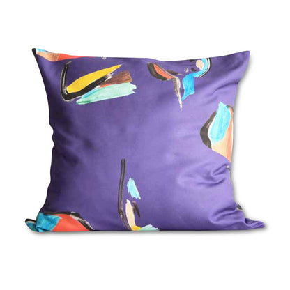 Purple Pod Square Pillow
