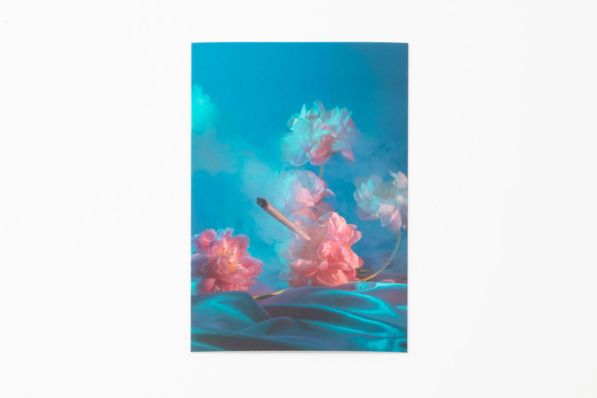 Smoking Flowers Postcard Print Set
