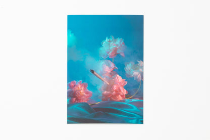 Smoking Flowers Postcard Print Set