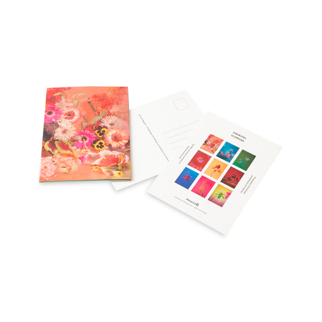 Smoking Flowers Postcard Print Set
