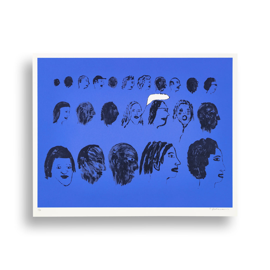 Chris Johanson, Untitled, 2020 Limited Edition Print – Fort