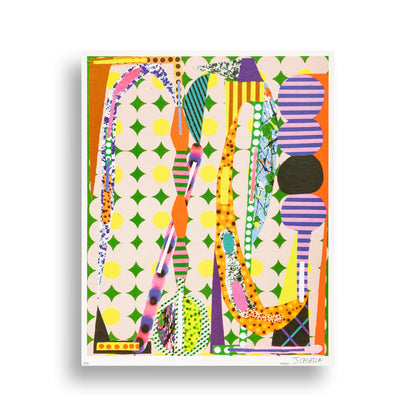 Jonathan Casella "A Sudden and Distant Hum, an Inherent Panic; Uncertain on Baited Breath" 2020 Limited Edition Print